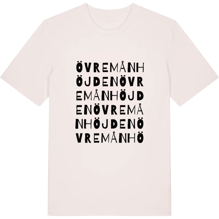Övre Månhöjden ordlek t-shirt – t-shirt från PinShirt