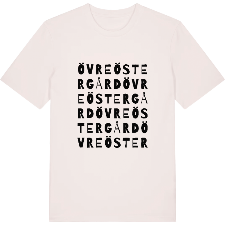 Övre Östergård ordlek t-shirt – t-shirt från PinShirt