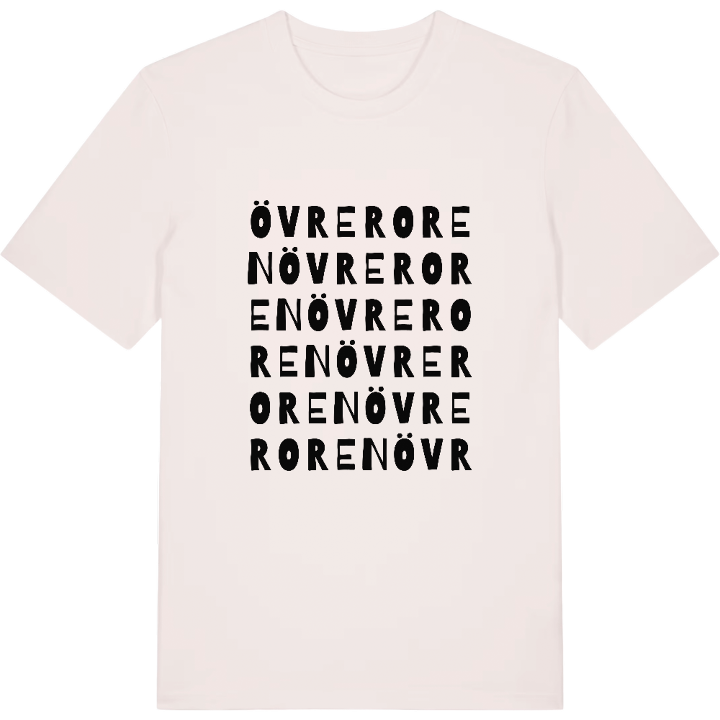 Övre Roren ordlek t-shirt – t-shirt från PinShirt
