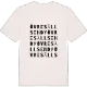 Övre Sällsendy ordlek t-shirt