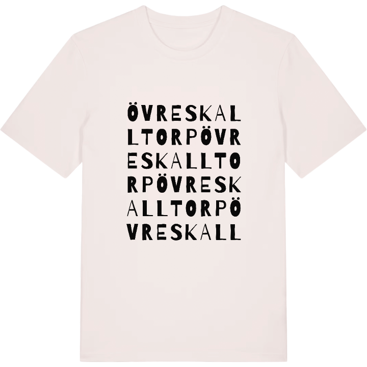 Övre Skalltorp ordlek t-shirt – t-shirt från PinShirt