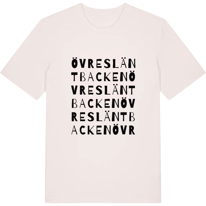Övre Släntbacken ordlek t-shirt – t-shirt från PinShirt