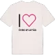 Jag älskar Övre Spjutås t-shirt stort tryck