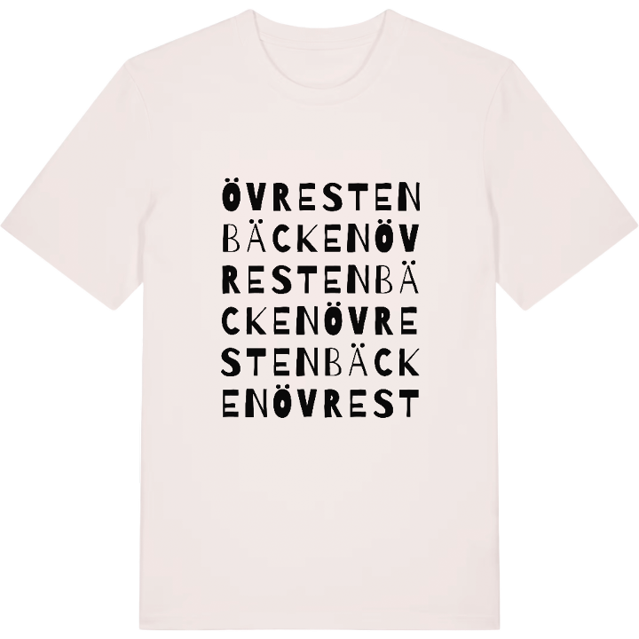 Övre Stenbäcken ordlek t-shirt – t-shirt från PinShirt