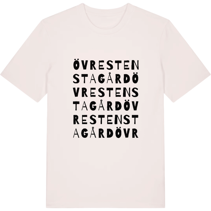 Övre Stensta gård ordlek t-shirt – t-shirt från PinShirt