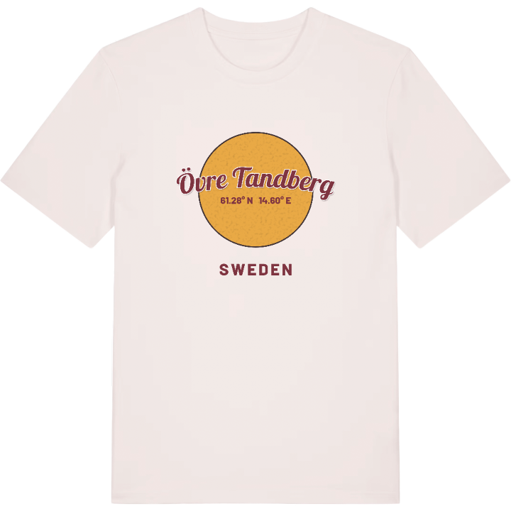 Övre Tandberg cirkel t-shirt – t-shirt från PinShirt