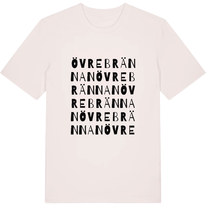 Övrebrännan ordlek t-shirt – t-shirt från PinShirt