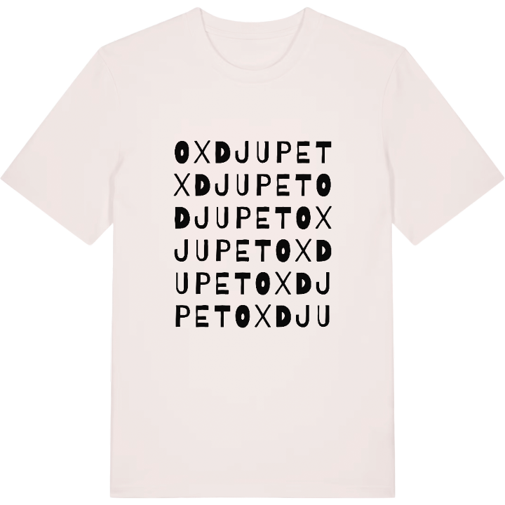 Oxdjupet ordlek t-shirt – t-shirt från PinShirt
