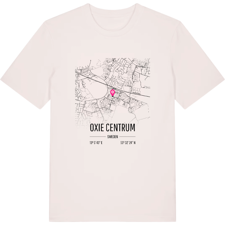 Oxie centrum karta t-shirt – t-shirt från PinShirt