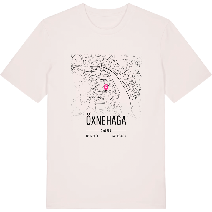 Öxnehaga karta t-shirt – t-shirt från PinShirt