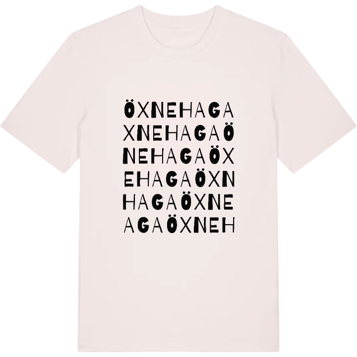 Öxnehaga ordlek t-shirt – t-shirt från PinShirt