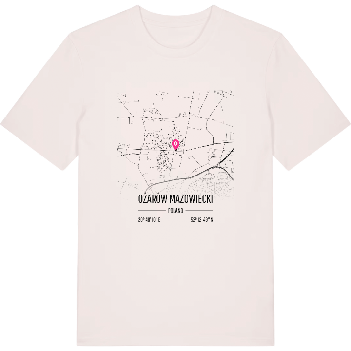 Ożarów Mazowiecki karta t-shirt – t-shirt från PinShirt
