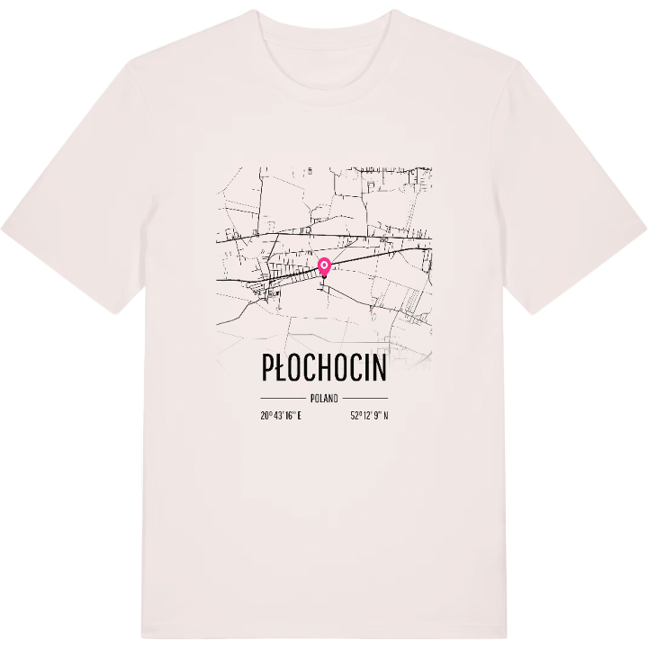Płochocin karta t-shirt – t-shirt från PinShirt