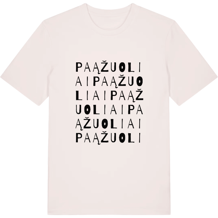 Paąžuoliai ordlek t-shirt – t-shirt från PinShirt