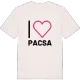 Jag älskar Pacsa t-shirt stort tryck
