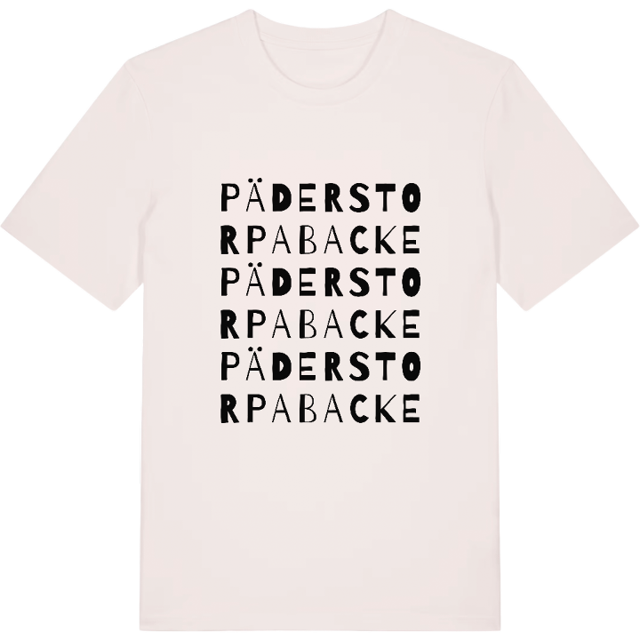 Päderstorpabacke ordlek t-shirt – t-shirt från PinShirt