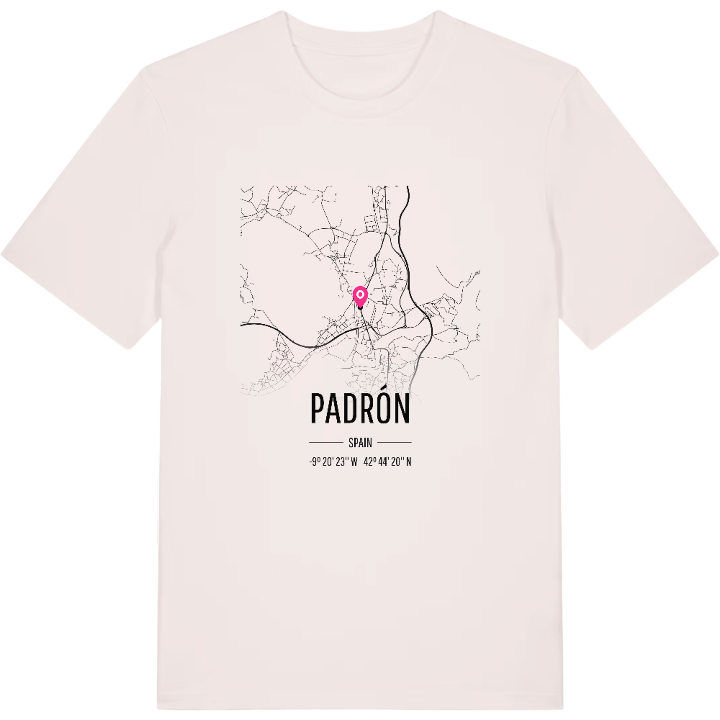 Padrón karta t-shirt – t-shirt från PinShirt