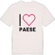 Jag älskar Paese t-shirt stort tryck