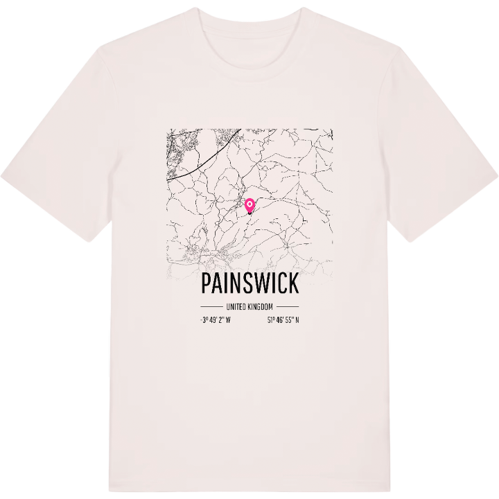 Painswick karta t-shirt – t-shirt från PinShirt