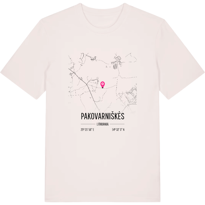Pakovarniškės karta t-shirt – t-shirt från PinShirt