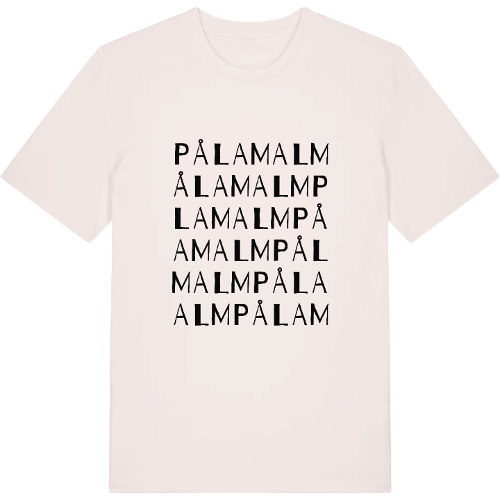 Pålamalm ordlek t-shirt – t-shirt från PinShirt