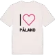 Jag älskar Påland t-shirt stort tryck