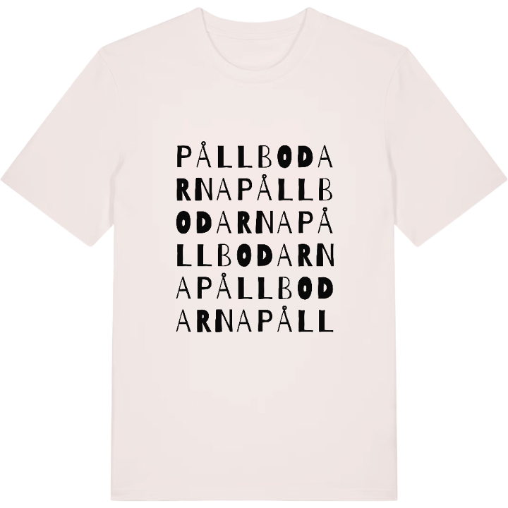 Pållbodarna ordlek t-shirt – t-shirt från PinShirt