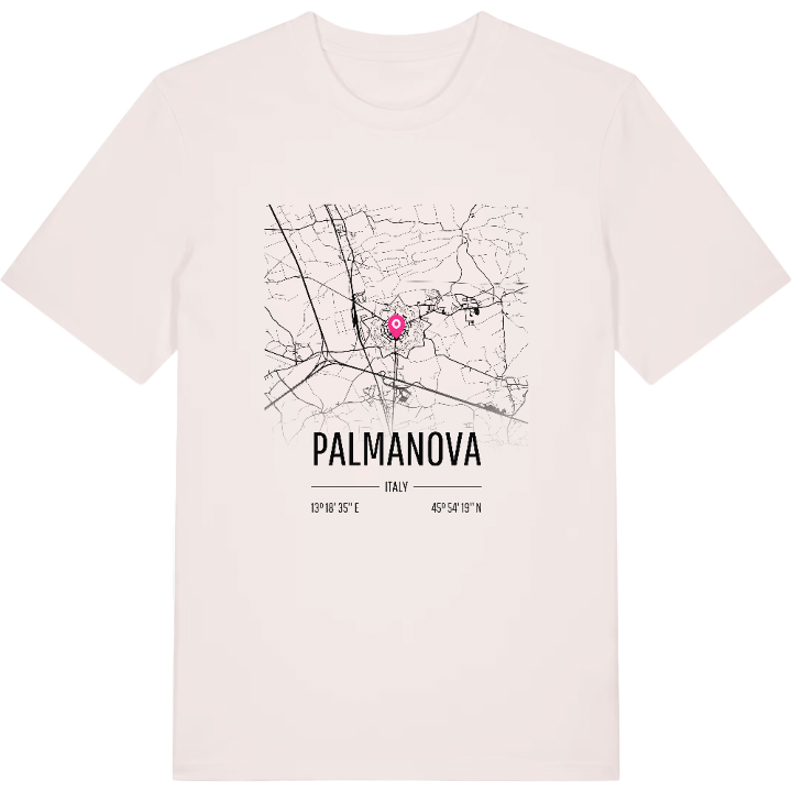 Palmanova karta t-shirt – t-shirt från PinShirt