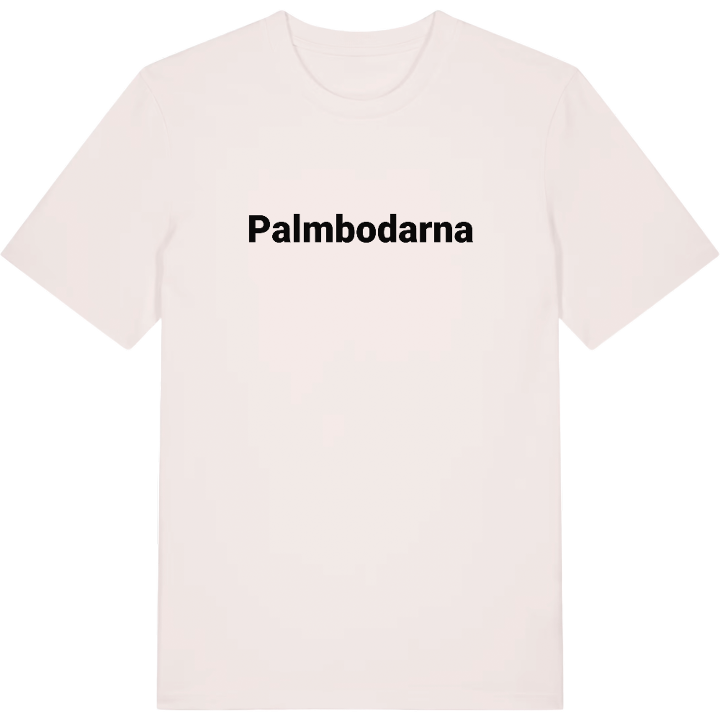 Palmbodarna fetstil t-shirt – t-shirt från PinShirt