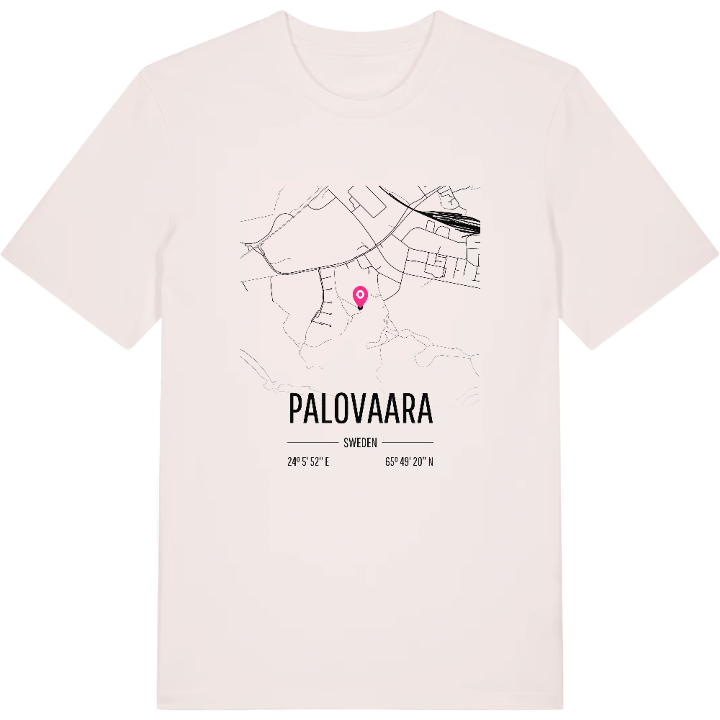 Palovaara karta t-shirt – t-shirt från PinShirt