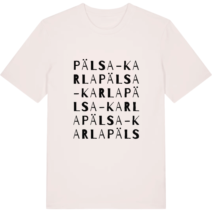 Pälsa-Karla ordlek t-shirt – t-shirt från PinShirt