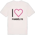 Jag älskar Pandėlys t-shirt stort tryck