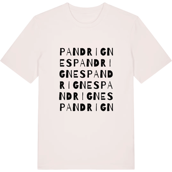 Pandrignes ordlek t-shirt – t-shirt från PinShirt