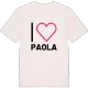 Jag älskar Paola t-shirt stort tryck