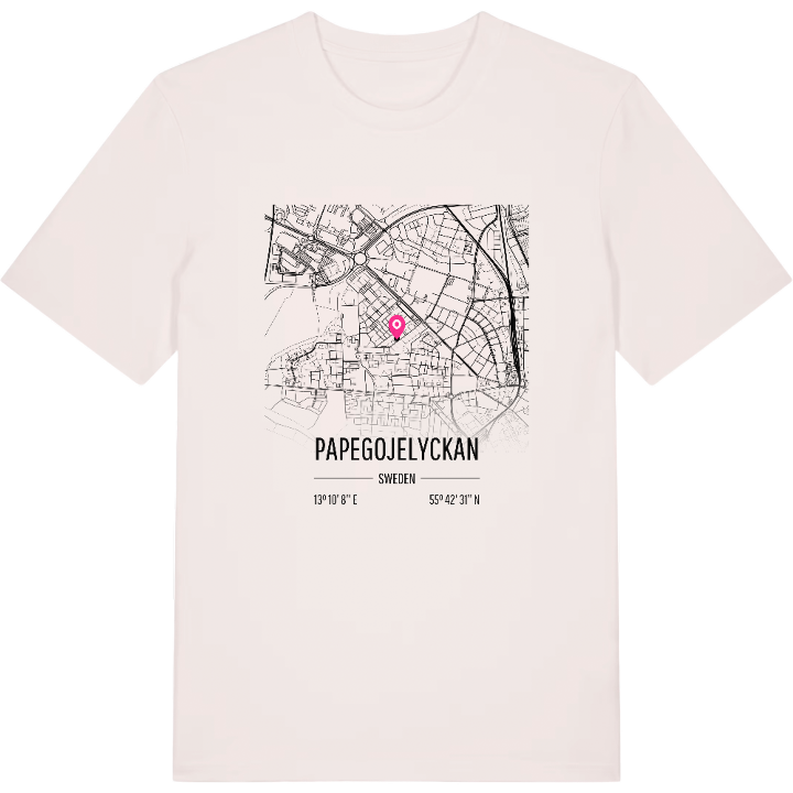Papegojelyckan karta t-shirt – t-shirt från PinShirt