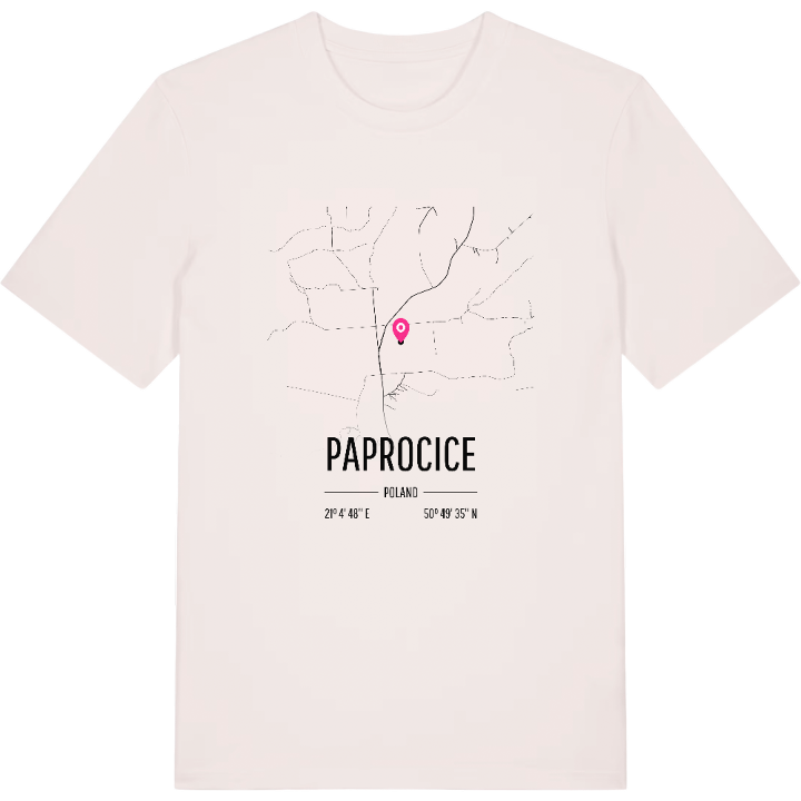 Paprocice karta t-shirt – t-shirt från PinShirt