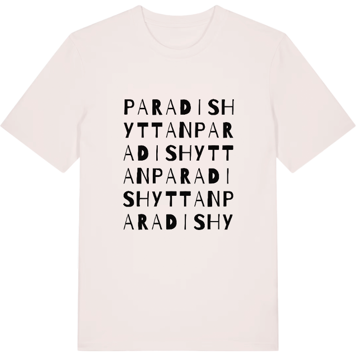 Paradishyttan ordlek t-shirt – t-shirt från PinShirt