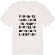 Paradisland ordlek t-shirt