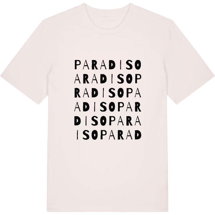 Paradiso ordlek t-shirt – t-shirt från PinShirt