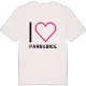 Jag älskar Pardubice t-shirt stort tryck