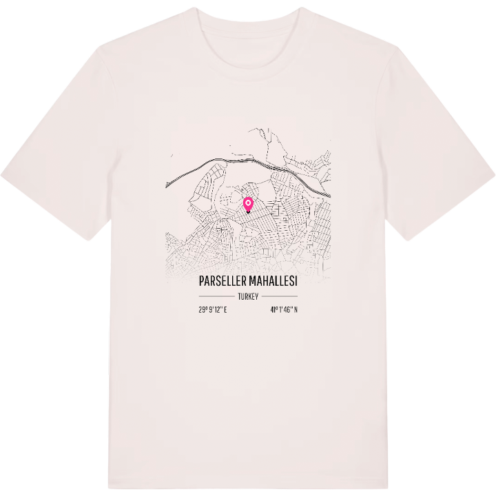 Parseller Mahallesi karta t-shirt – t-shirt från PinShirt
