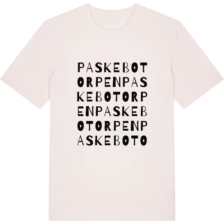 Paskebotorpen ordlek t-shirt – t-shirt från PinShirt