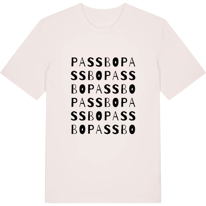 Passbo ordlek t-shirt – t-shirt från PinShirt