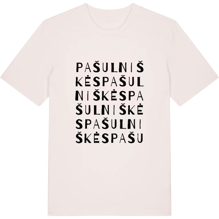 Pašulniškės ordlek t-shirt – t-shirt från PinShirt