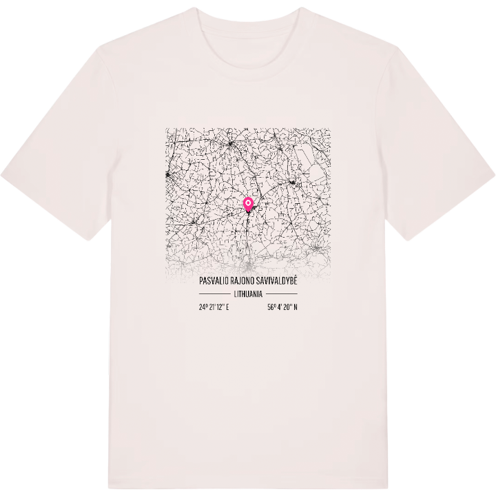 Pasvalio rajono savivaldybė karta t-shirt – t-shirt från PinShirt