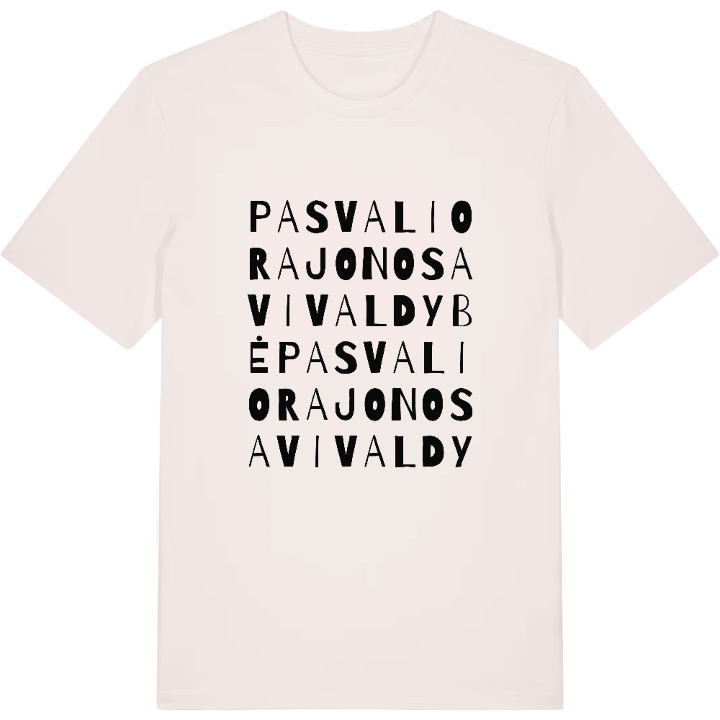 Pasvalio rajono savivaldybė ordlek t-shirt – t-shirt från PinShirt