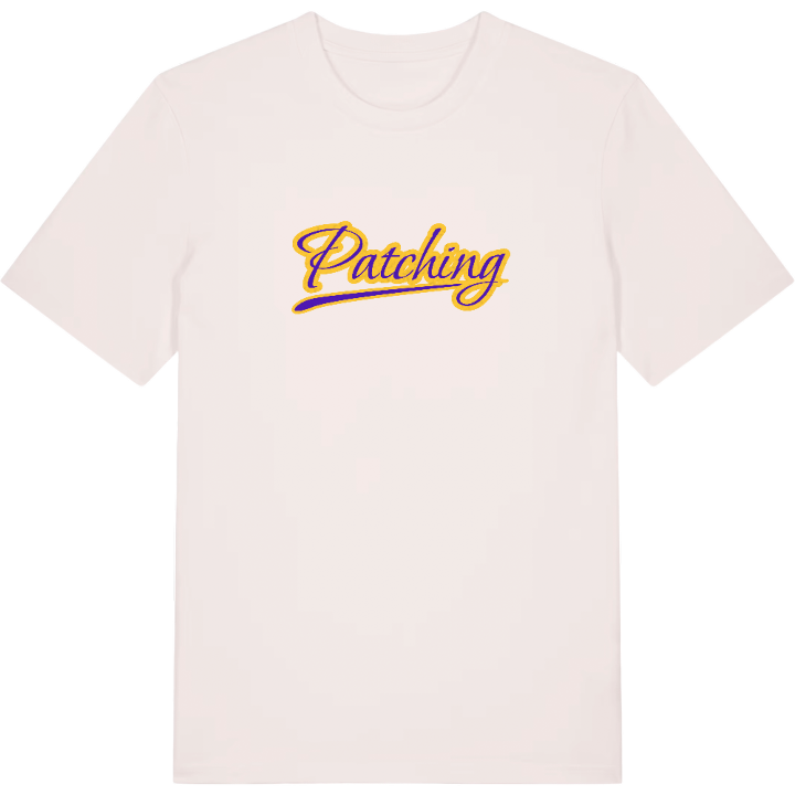 Patching baseball t-shirt – t-shirt från PinShirt