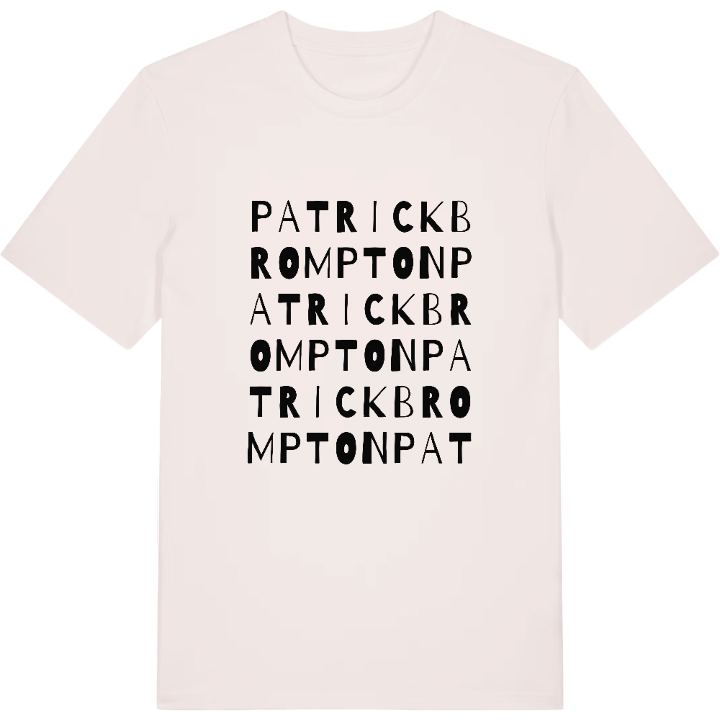 Patrick Brompton ordlek t-shirt – t-shirt från PinShirt