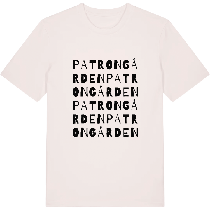 Patrongården ordlek t-shirt – t-shirt från PinShirt