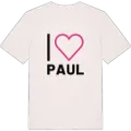 Jag älskar Paul t-shirt stort tryck